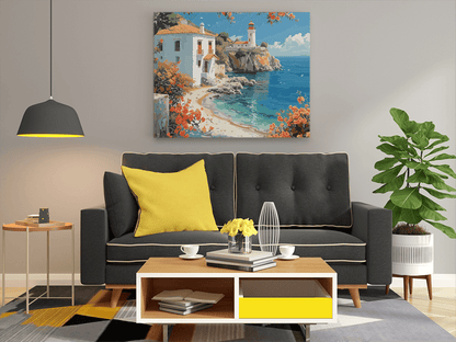 DIY PBN Kit - Coastal Lighthouse Paint by Numbers Kit