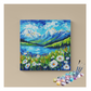 DIY Painting Kit -Alpine Meadow Serenity Paint by Numbers Kit