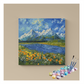 DIY Painting Kit -Alpine Blossom Paint by Numbers Kit