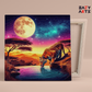 DIY Paint by numbers kit - Majestic Moonlit Tiger Paint by Numbers Kit