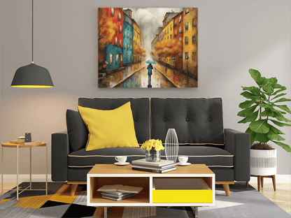 DIY PBN Kit - Rainy Day Walk Paint by Numbers Kit
