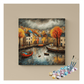 DIY Painting Kit -Autumn Harbor Paint by Numbers Kit