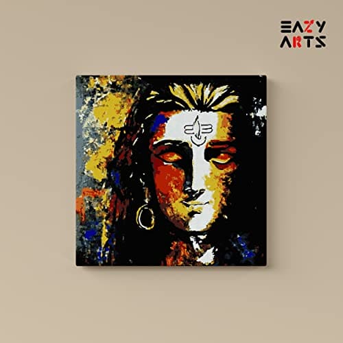 Mahadev Abstract Paint By Numbers Kit
