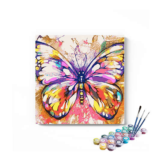 Butterfly Abstract paint by numbers