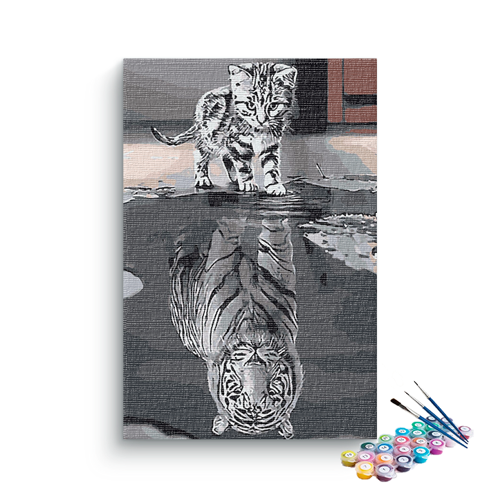 Cat As Tiger PBN kit