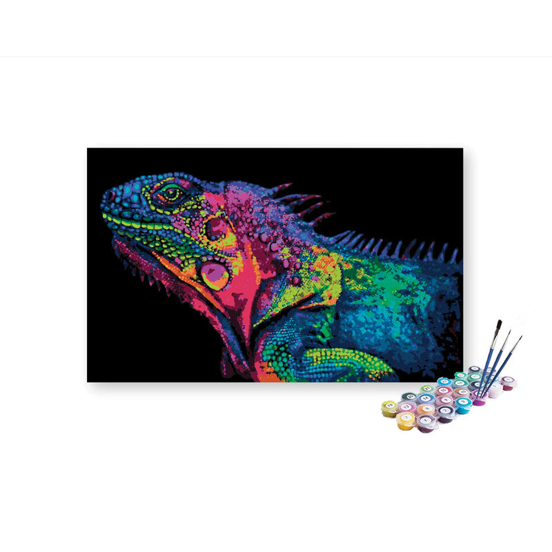 Colorful Reptile paint by numbers