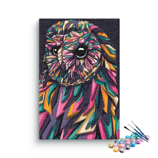 DIY Painting Kit -Abstract Of Owl Paint by Numbers Kit