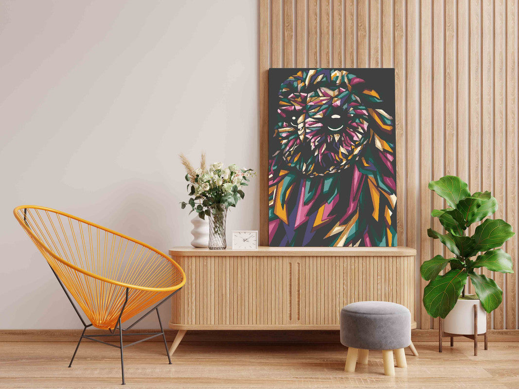 DIY Paint by numbers kit - Abstract Of Owl Paint by Numbers Kit