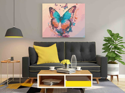 DIY Paint by numbers kit - Colorful Butterflies Paint by Numbers Kit