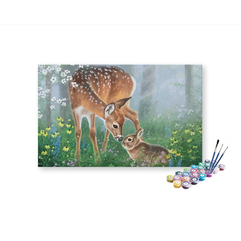 DIY Painting Kit -Woodland Friends Paint by Numbers Kit