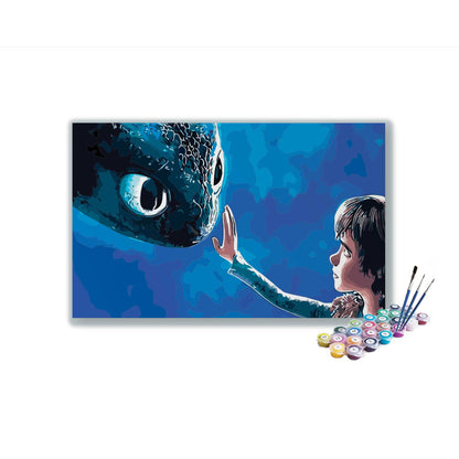 DIY Painting Kit -How to Train Your Dragon Paint-by-Number Kit