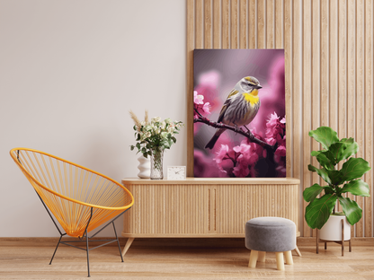 DIY Paint by numbers kit - Charming Bird in Spring Paint by Number Kit