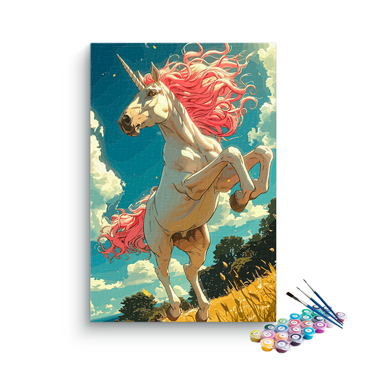 DIY Painting Kit -Majestic Unicorn Paint by Number Kit