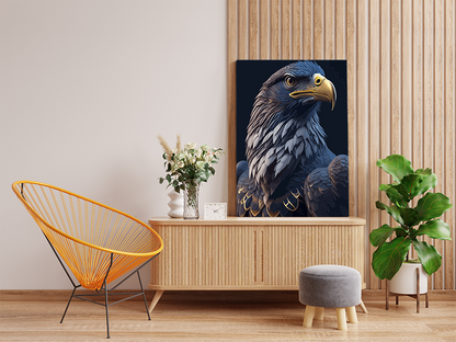 DIY Paint by numbers kit - Regal Eagle Portrait Paint by Number Kit