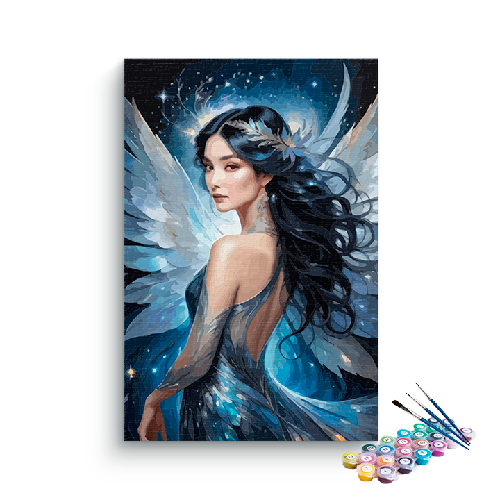 DIY Painting Kit -Celestial Angelic Woman Paint by Numbers Kit