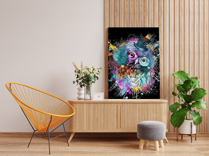 DIY Paint by numbers kit - Quirky Owl Paint by Numbers Kit