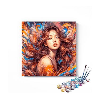 DIY Painting Kit -Vibrant Beauty Paint by Numbers Kit