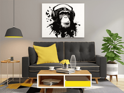 DIY Paint by numbers kit - Urban Groove Monkey Paint by Numbers Kit