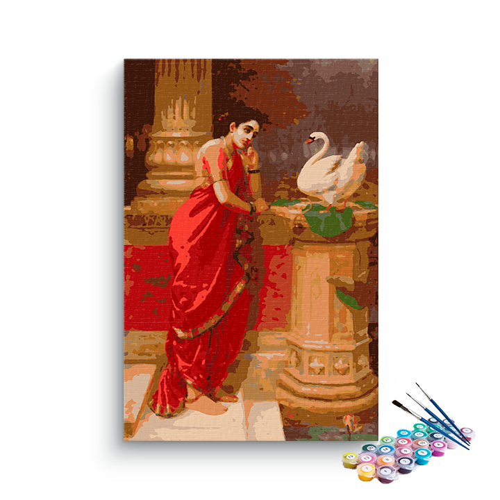 Radha Krishna paint by numbers