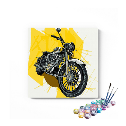 Royal Enfield Bike Paint By Numbers kit
