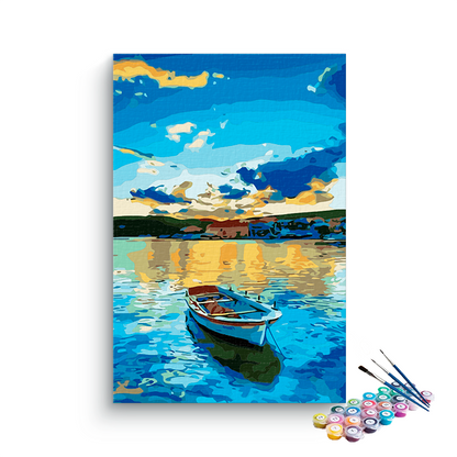DIY Painting Kit -Serenity at Sunset Paint by Numbers Kit