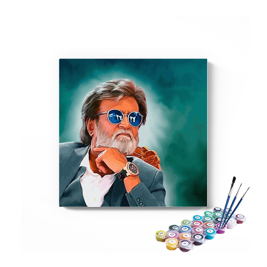 Super Star Rajnikant Stylish paint by numbers