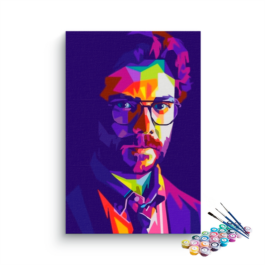 Professor Abstract paint by numbers