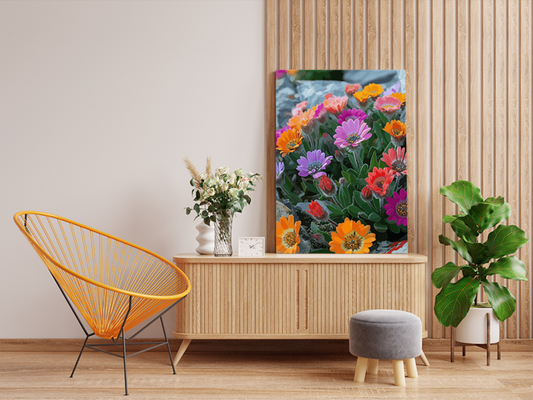 DIY Paint by numbers kit - Rainbow Blooms Vibrant Wildflowers Paint by Numbers Kit