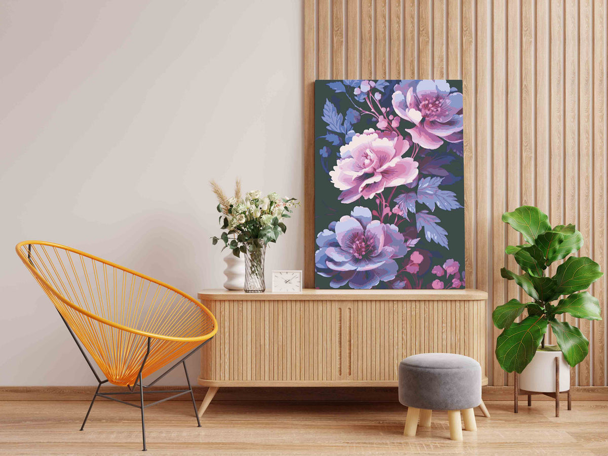 DIY Paint by numbers kit - Twilight Peony Dream Paint by Numbers Kit