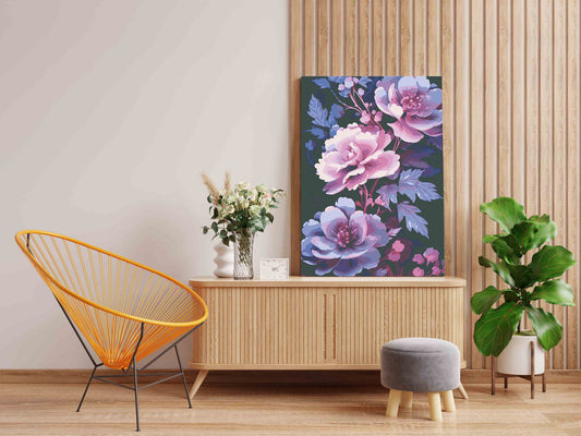 DIY Paint by numbers kit - Twilight Peony Dream Paint by Numbers Kit