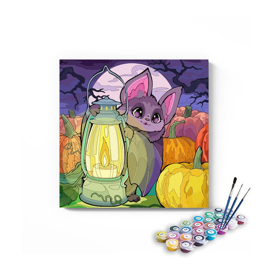 Halloween Bat Paint By Numbers kit for kids
