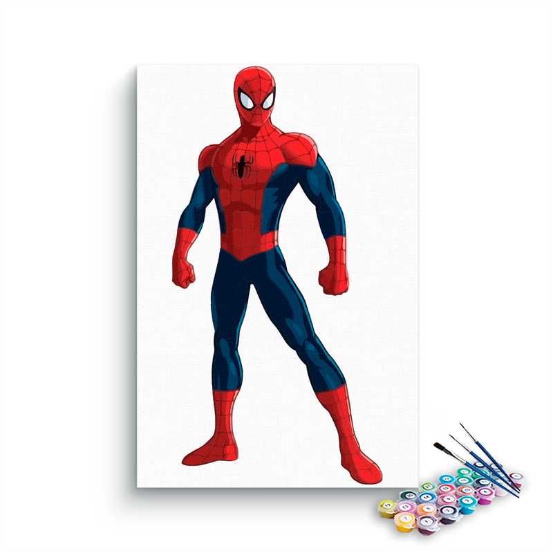 Spiderman Standing Paint By Numbers kit for kids