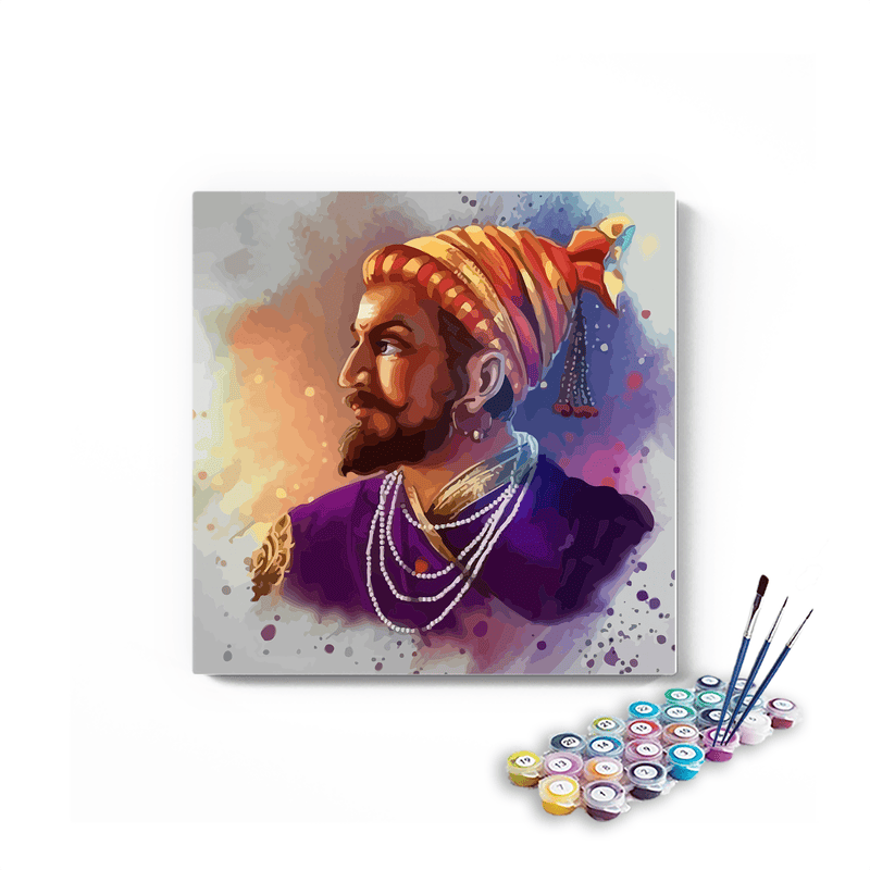 Chhatrapati Shivaji Maharaj paint by numbers