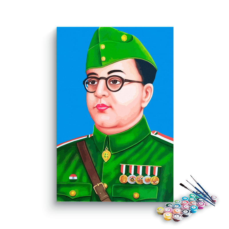 Subhas Chandra Bose paint by numbers