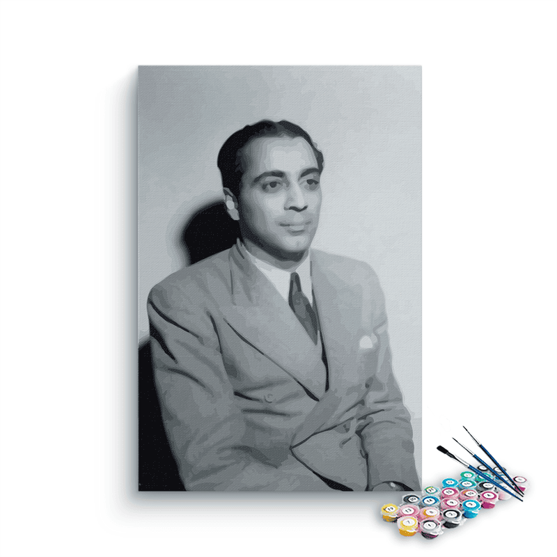 Dr. Homi J. Bhabha paint by numbers