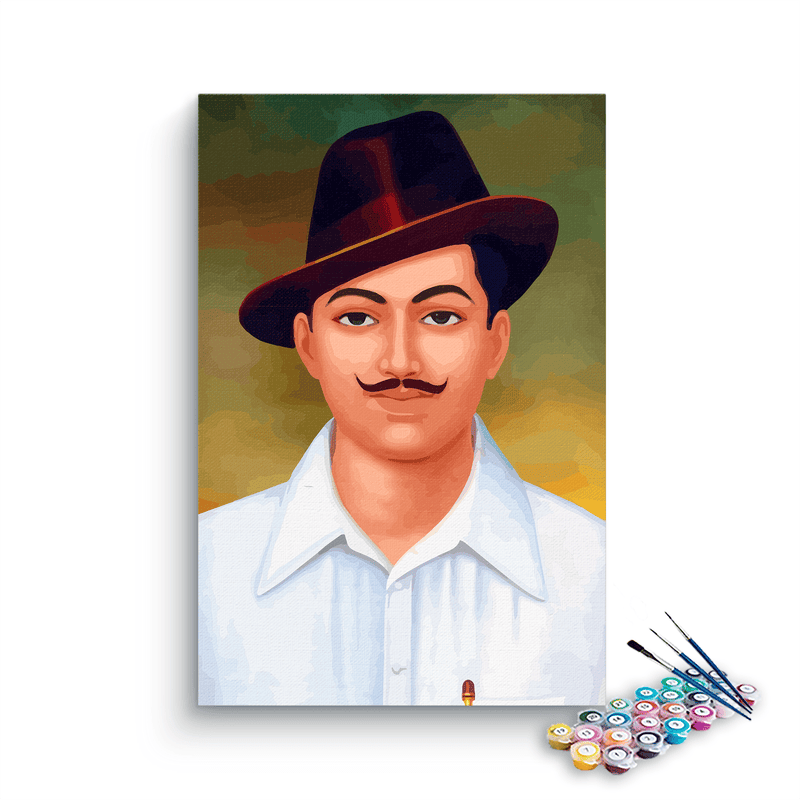 Bhagat Singh paint by numbers