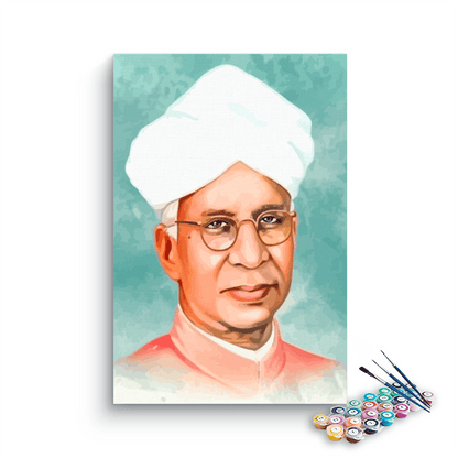 Sarvepalli Radhakrishnan paint by numbers