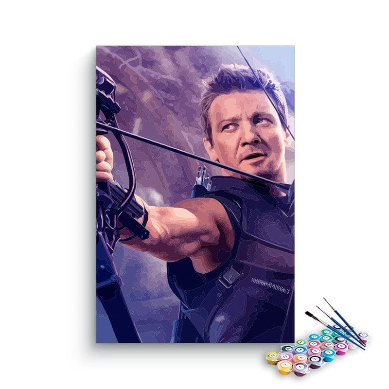 Hawkeye paint by numbers