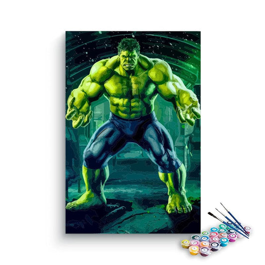 Hulk Angry paint by numbers