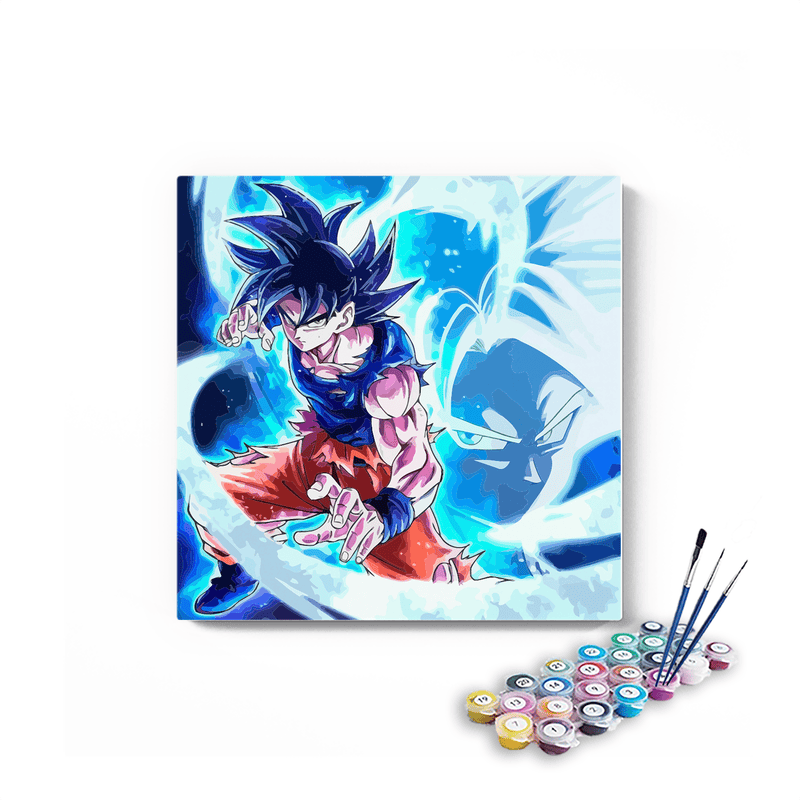 Goku paint by numbers