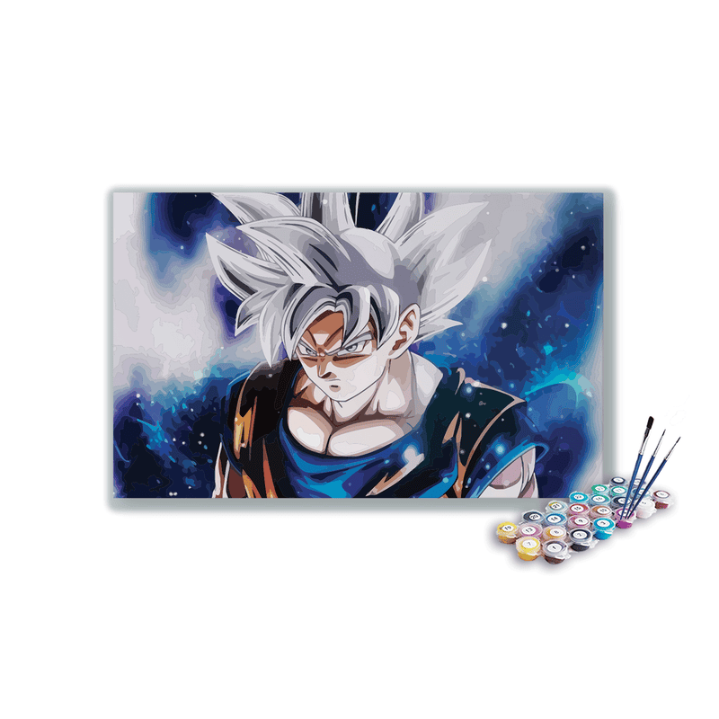 Goku Closeup paint by numbers