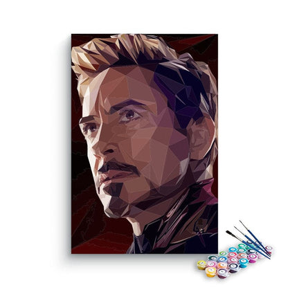 Tony Stark paint by numbers