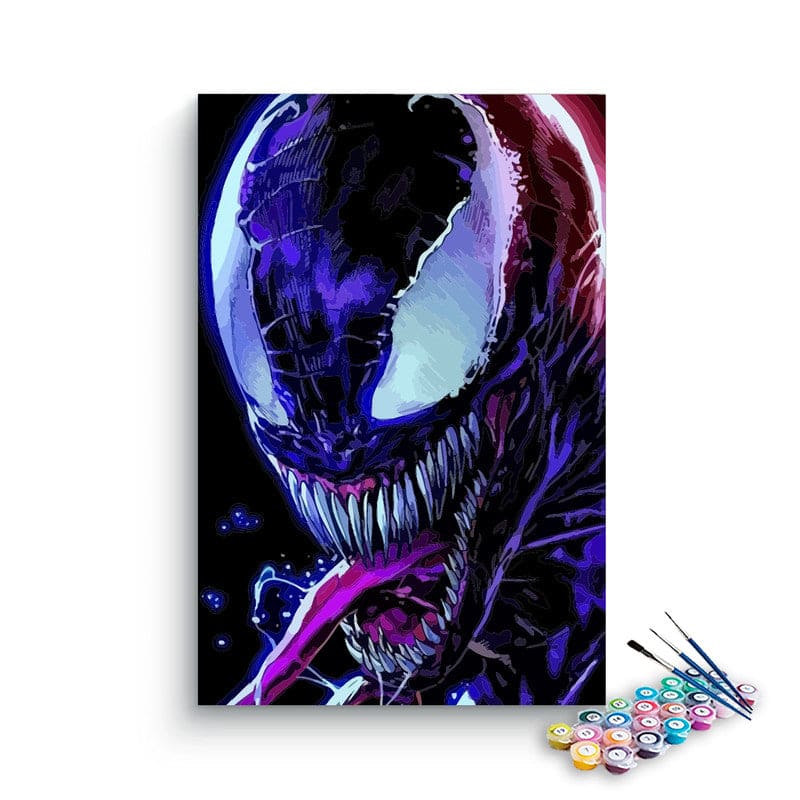 Venom paint by numbers