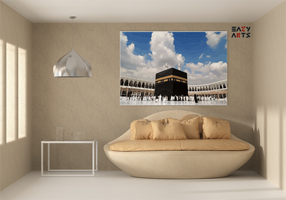 DIY PBN Kit - Sacred Pilgrimage: The Kaaba at Mecca Paint by Numbers Kit