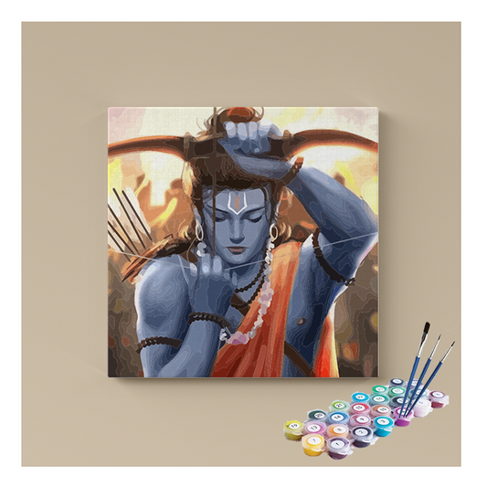 DIY Painting Kit - Warrior’s Prayer: Ram with Bow Paint by Numbers Kit