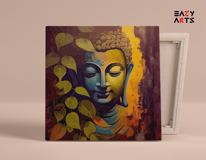 DIY Paint by numbers kit - Tranquil Buddha: Serenity Under the Bodhi Tree - Paint by Numbers Kit