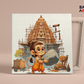 DIY Paint by numbers kit - Little Hanuman Builds: Temple of Devotion - Paint by Numbers Kit