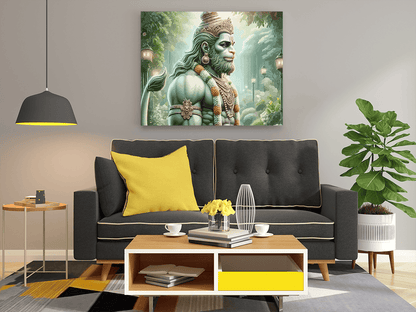 DIY PBN Kit - Divine Strength: Lord Hanuman - Paint by Numbers Kit
