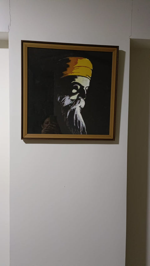 Painting by Manmeet Singh, made with an Eazy Arts paint by numbers kit