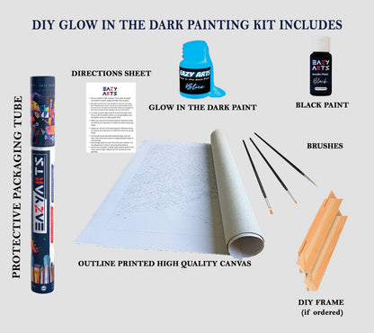 Glow in the Dark Kit – Materials & Instructions | Eazy Arts